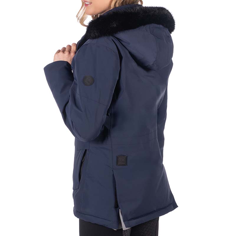 Women's Long Waterproof and Windproof Jacket HKM – Minnesota Model - 3428