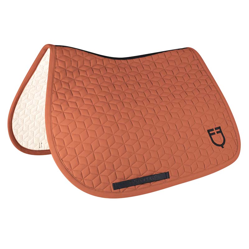 Equestro Jumping Saddle Pad with Cube Quilting - 9824