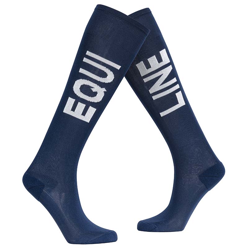 Equiline Kids’ Riding Socks with jacquard logo