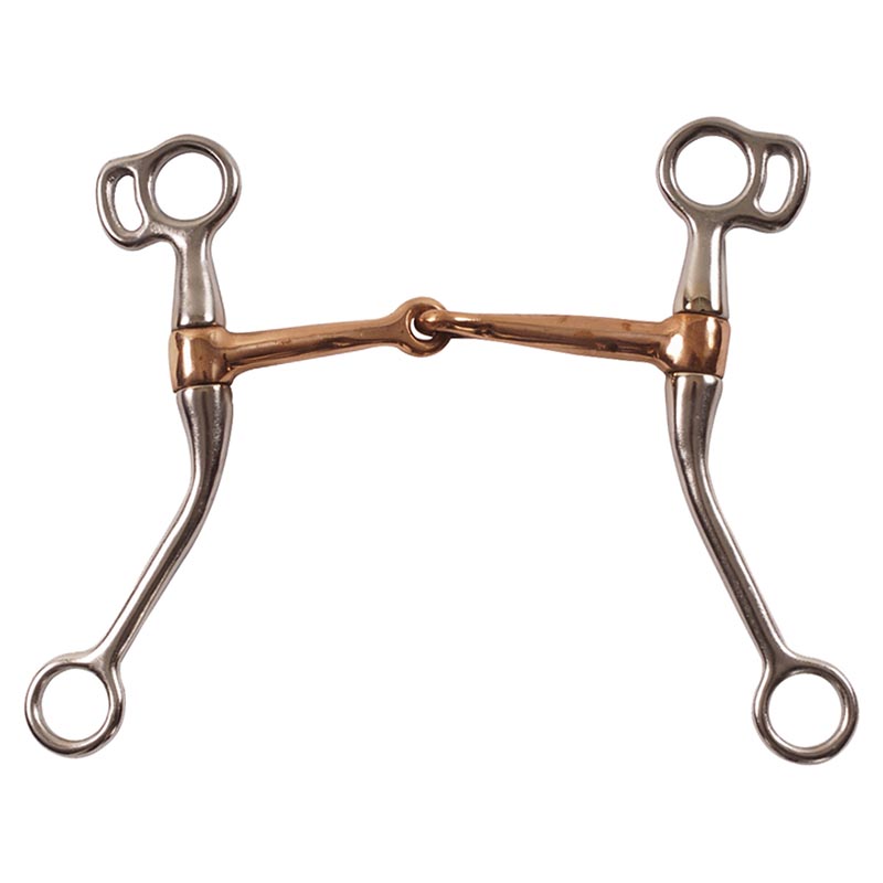 Western bit copper mouthpiece