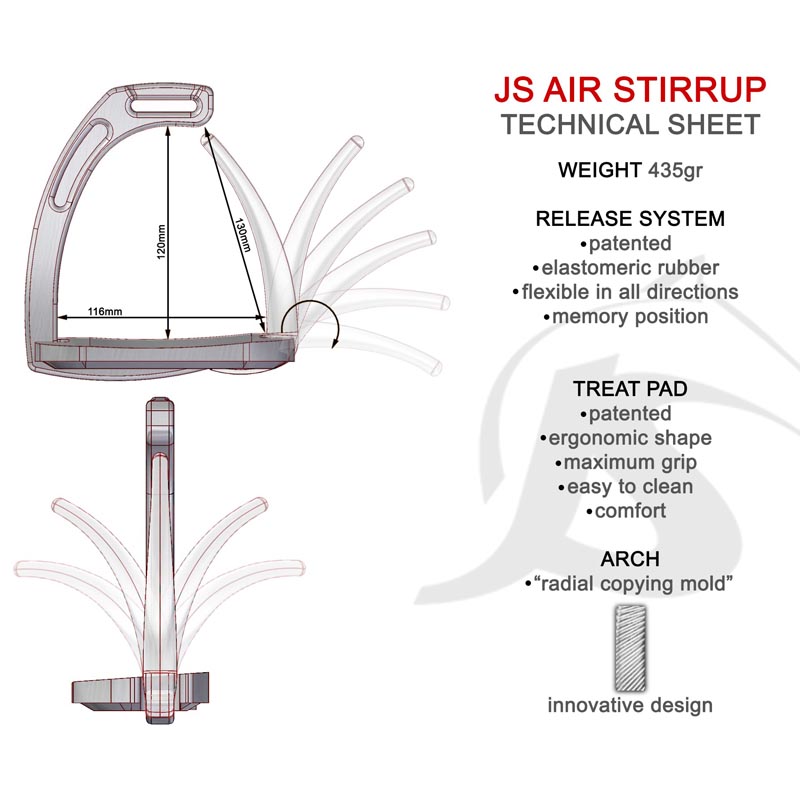 Safety riding stirrups air jin stirrup - 3176