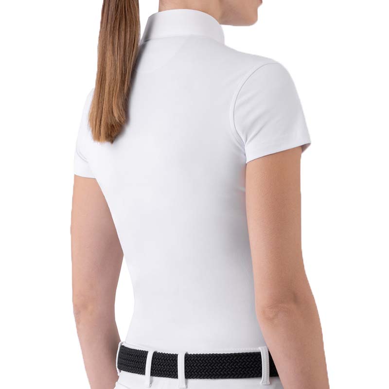 Equiline riding polo model Lily in technical piquet fabric - 2240