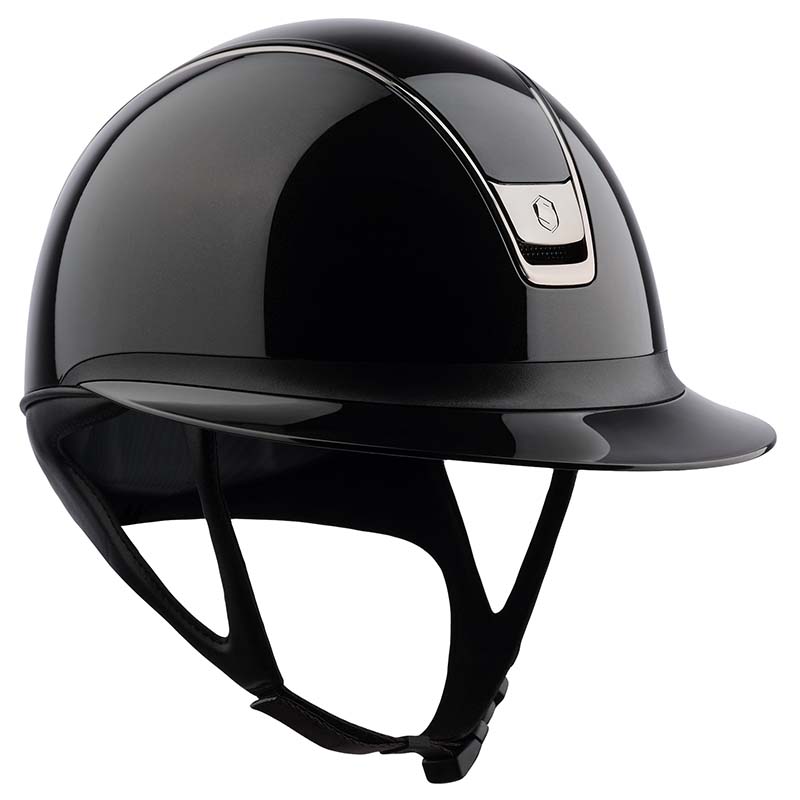 Samshield miss shield 2.0 shadowglossy helmet with chrome trims