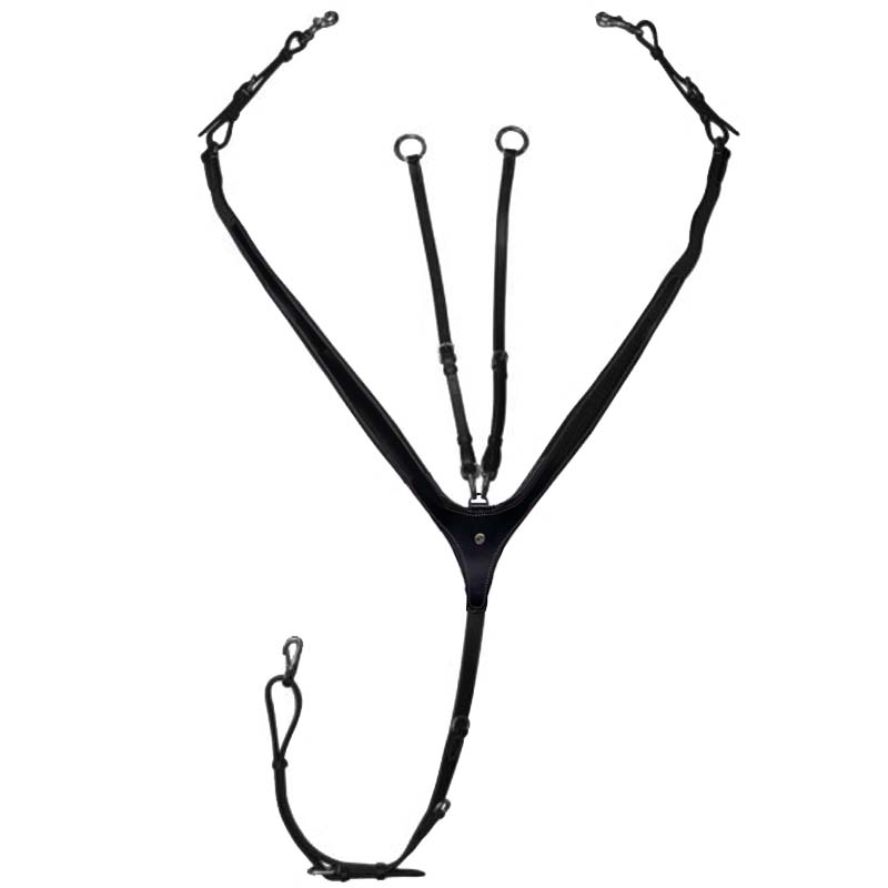 Pariani english breastplate riviera with removable fork