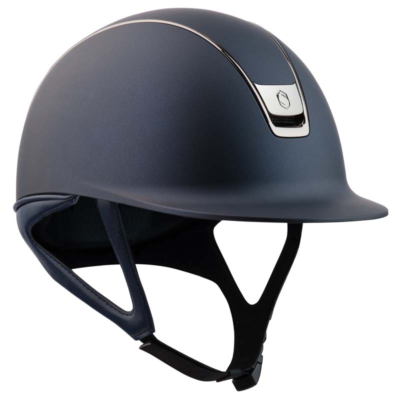Samshield standard 2.0 shadowmatt helmet with chrome blason - 3267