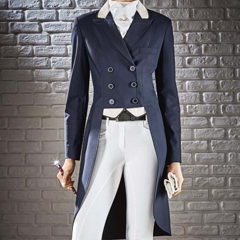 Woman dressage jacket frac equiline model cadence customizable