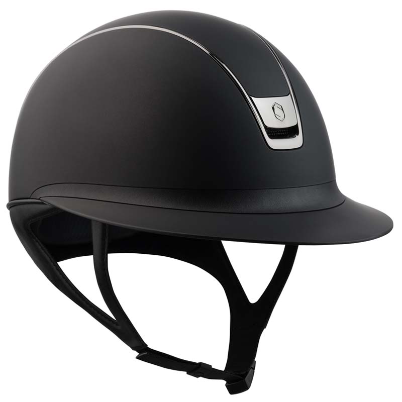 Samshield miss shield 2.0 shadowmatt helmet with chrome blason - 3264