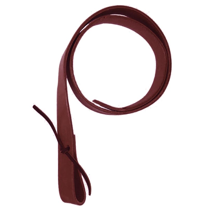 Long leather girth strap