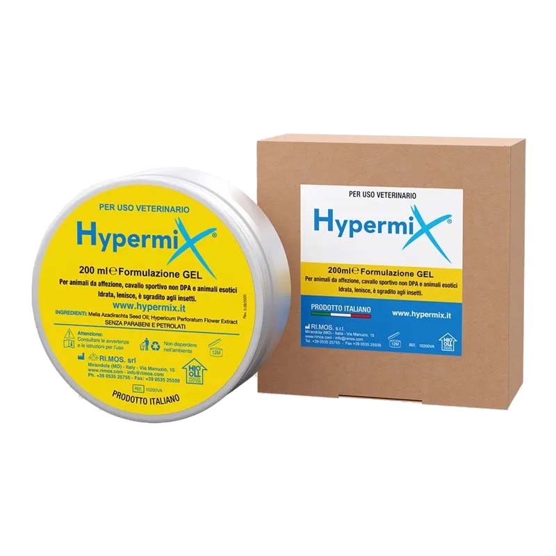 Hypermix Gel 200 ml for damaged Skin in Horses and Animals, soothes and hydrates - 1924