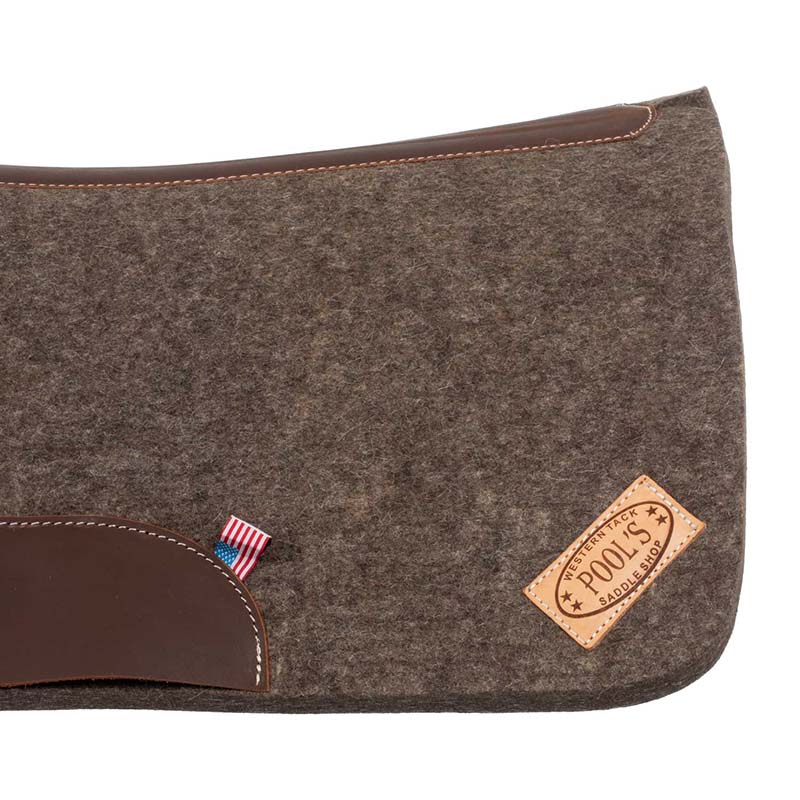 Pool’s felt western saddlecloth with ventilation holes - 5080