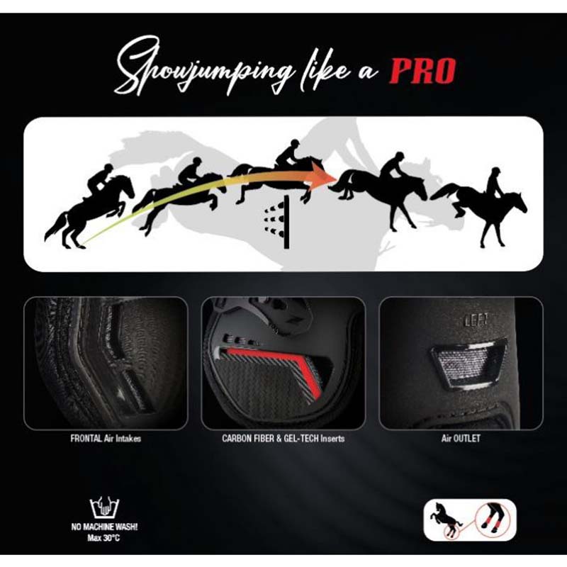 ZandonÀ carbon pro feel+ fetlock boots for competitions - 1730