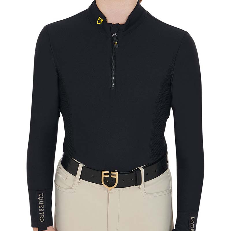 Base layer training equestro long sleeve for girls
