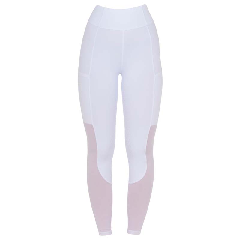  Women’s Equestro Mesh Full Grip Riding Leggings - 9810