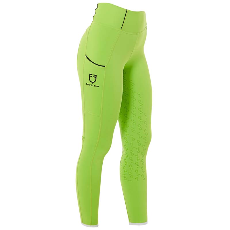 Kids junior leggings Equestro grip full seat unisex - 3959