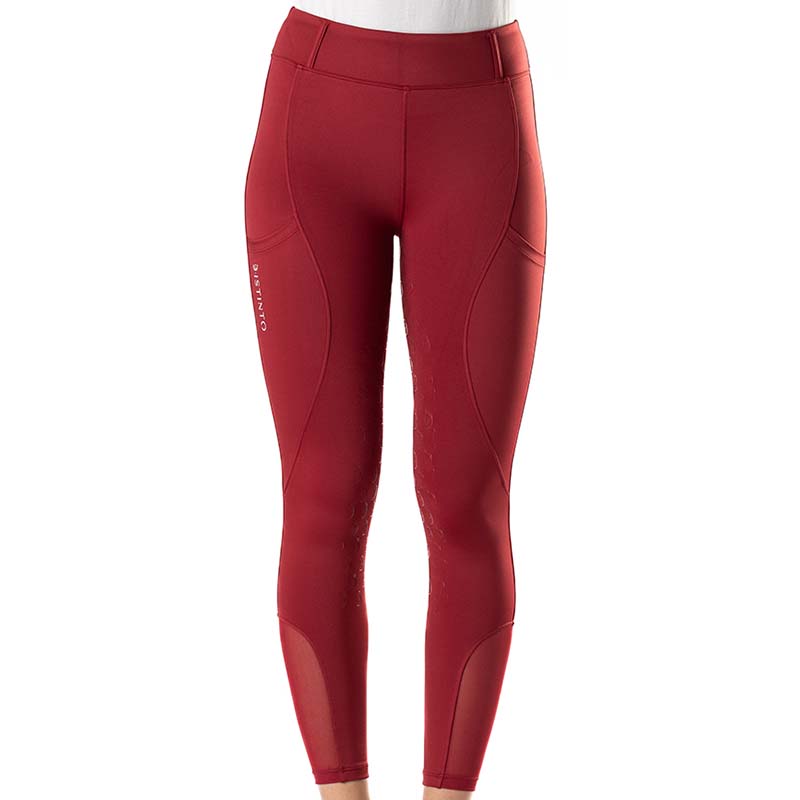 D-Istinto Orchidea Girls' Summer Riding Full Grip Leggings - 2232