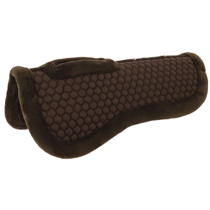 Withers pad in synthetic lamb with open hole