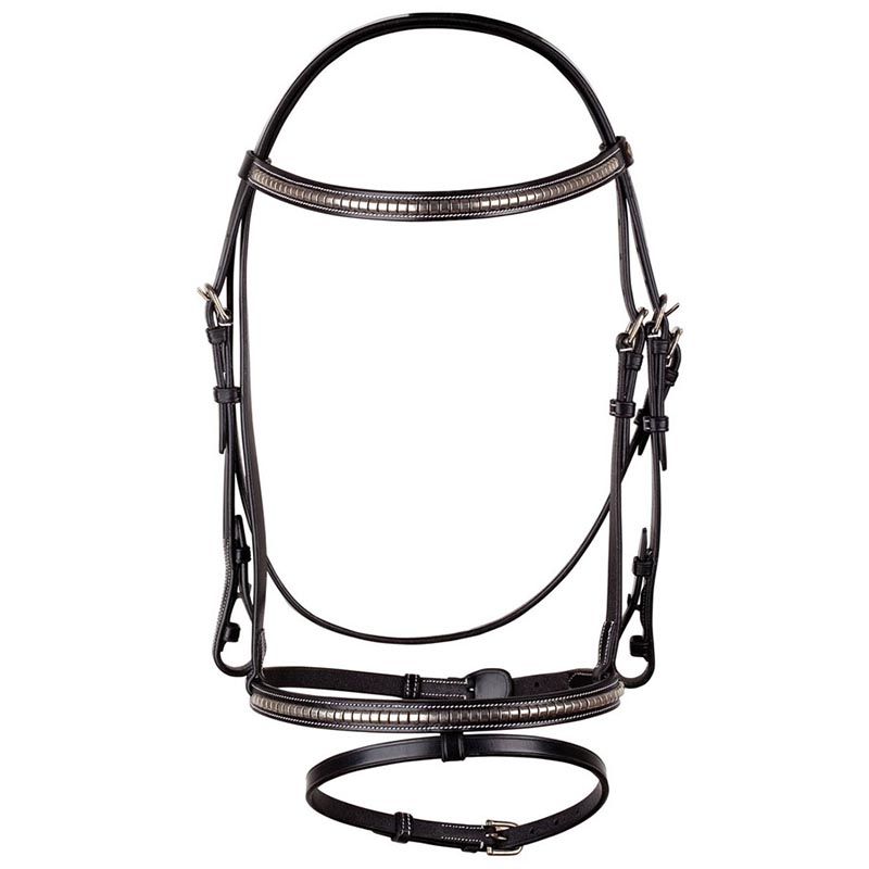 Pariani english bridle with nickel plated clincher