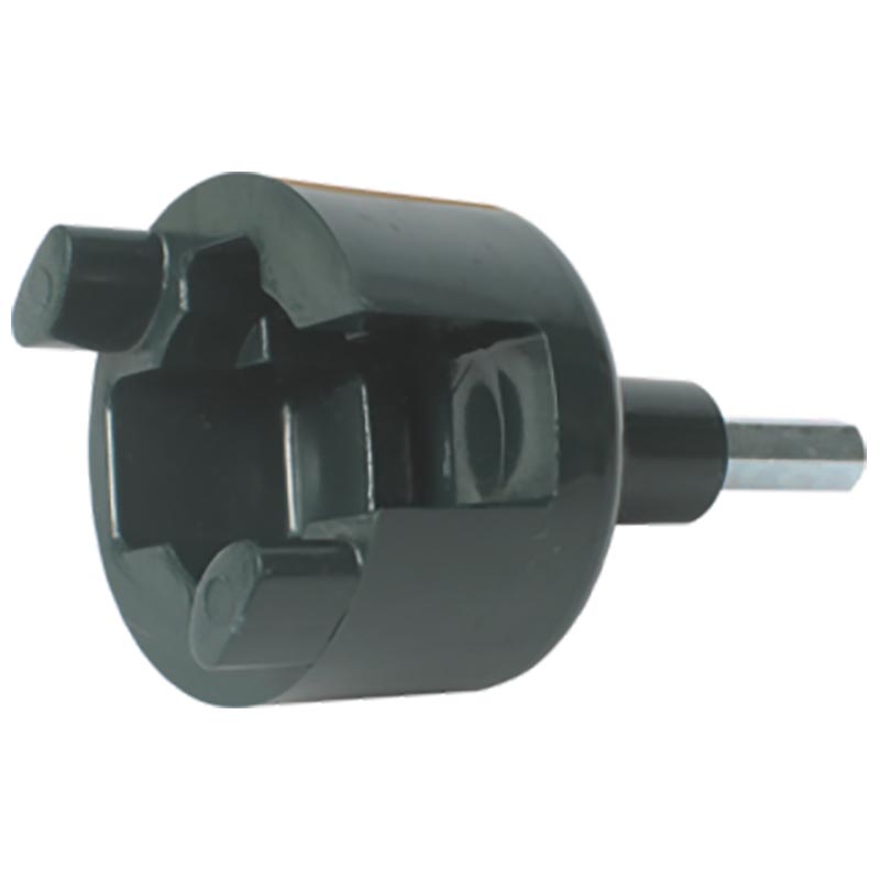 Spinning nut for drill for screw insulators
