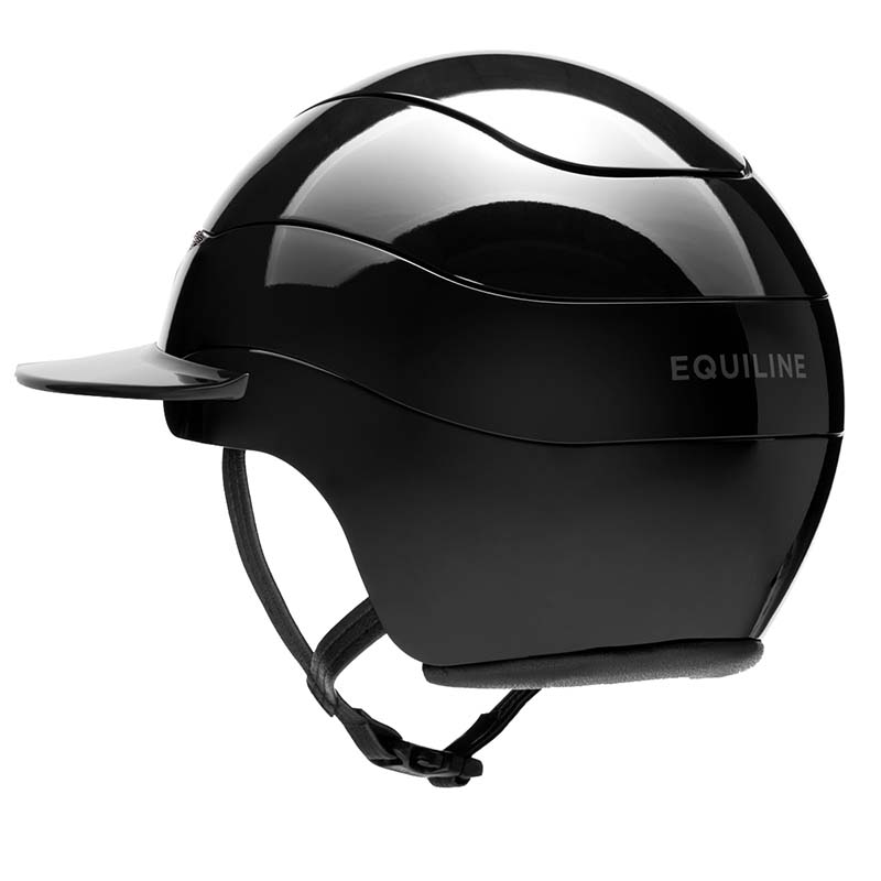 Equiline XANTO Riding Helmet with Swarovski Front - Wide visor - 3286