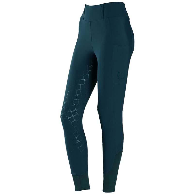 Winter Riding Leggings for women Tattini mod. Agatea, Full grip