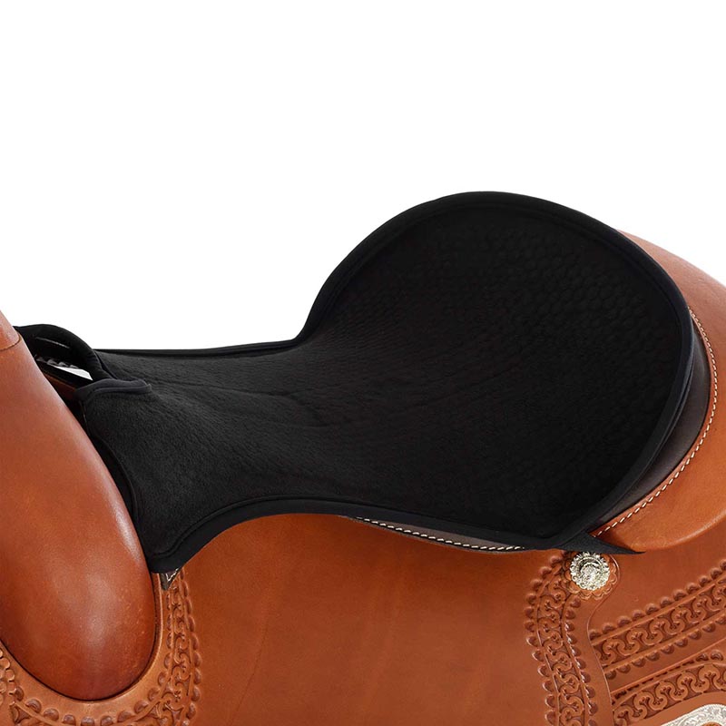 Seat cover gel pad for western saddle and active soft lycra brand acavallo