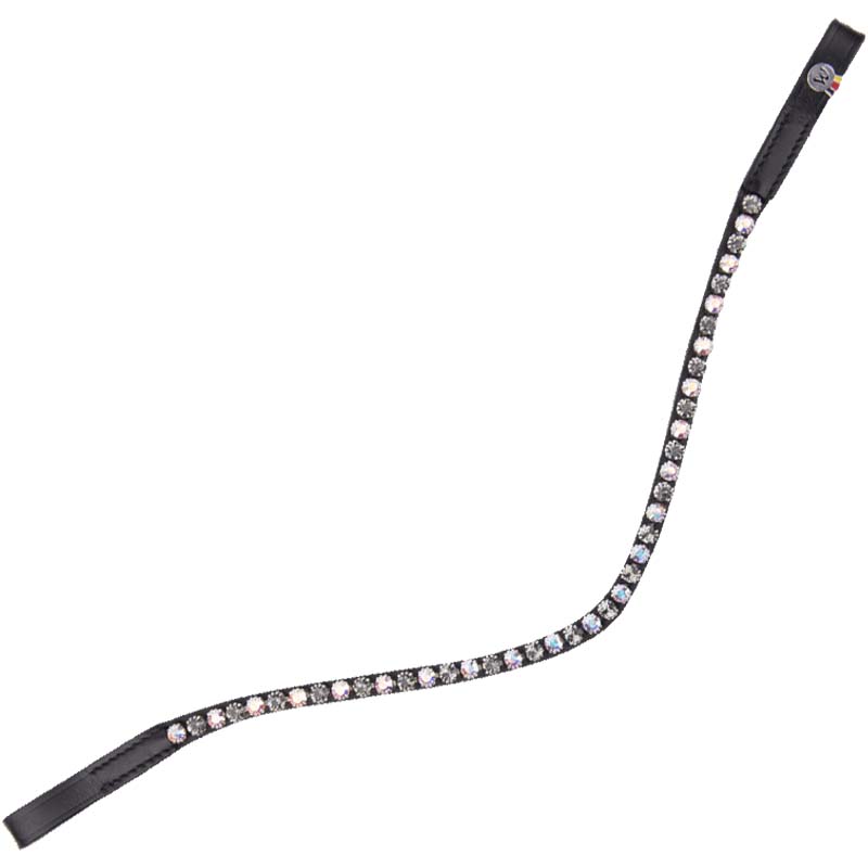 Waldhausen x-line glam browband with colored crystals