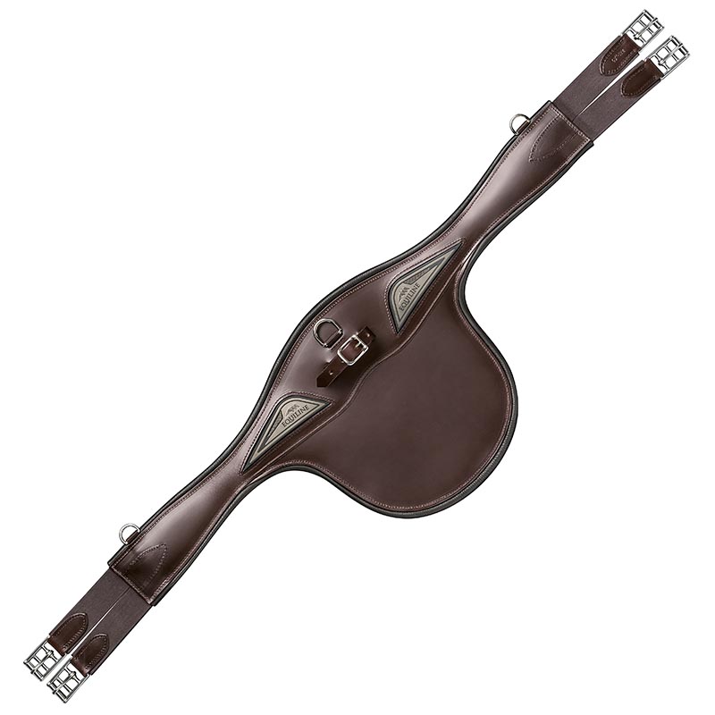 Stud guard girth leather equiline saddle division - 2892