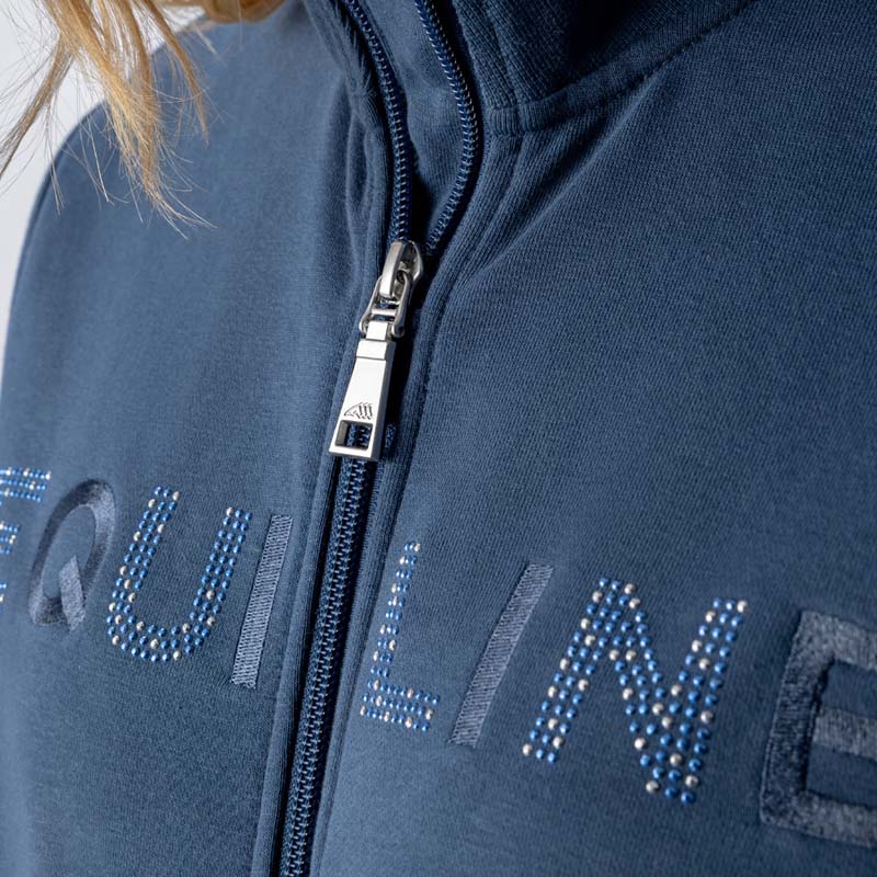 Women Full Zip Sweatshirt Equiline ENRAS - 9760
