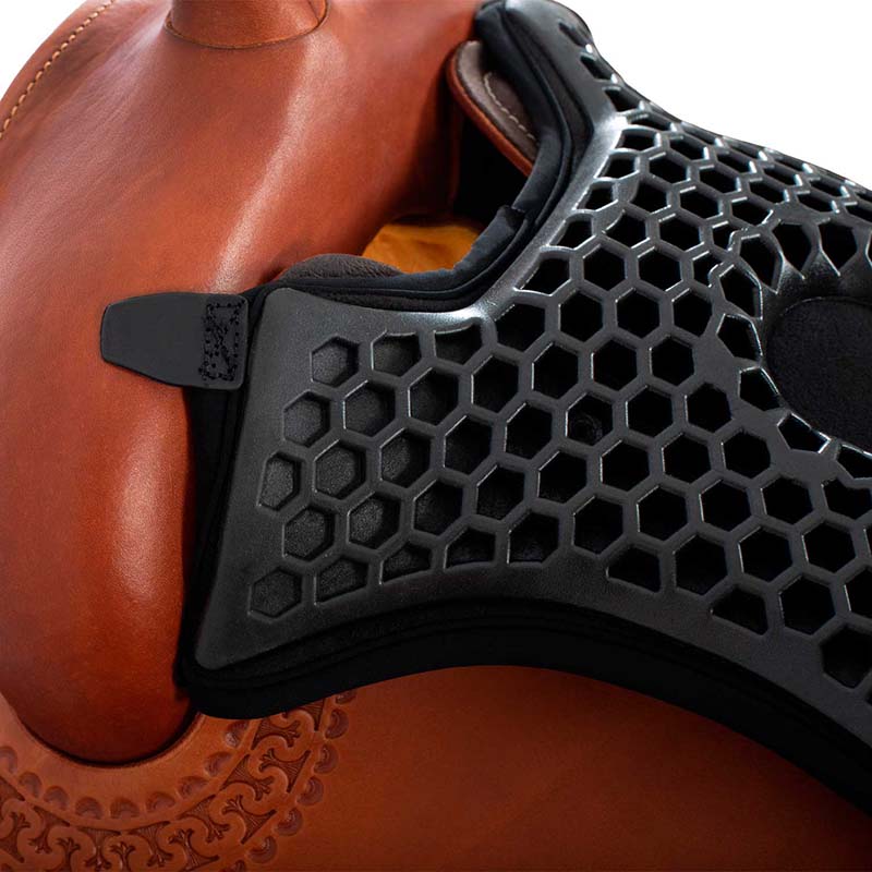 Acavallo ortho-pubis seat saver with gel for western saddle - 4460