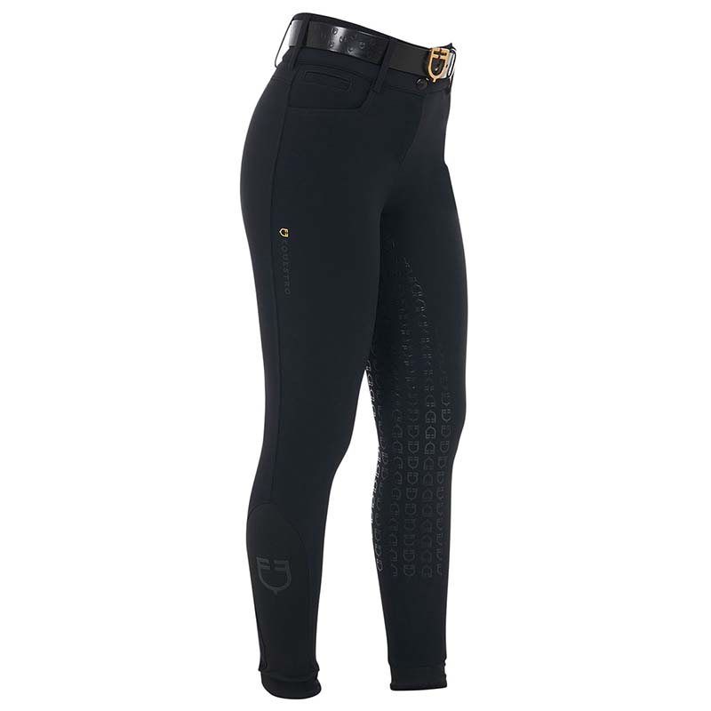 Equestro women’s breeches high-waisted full grip with buttons
