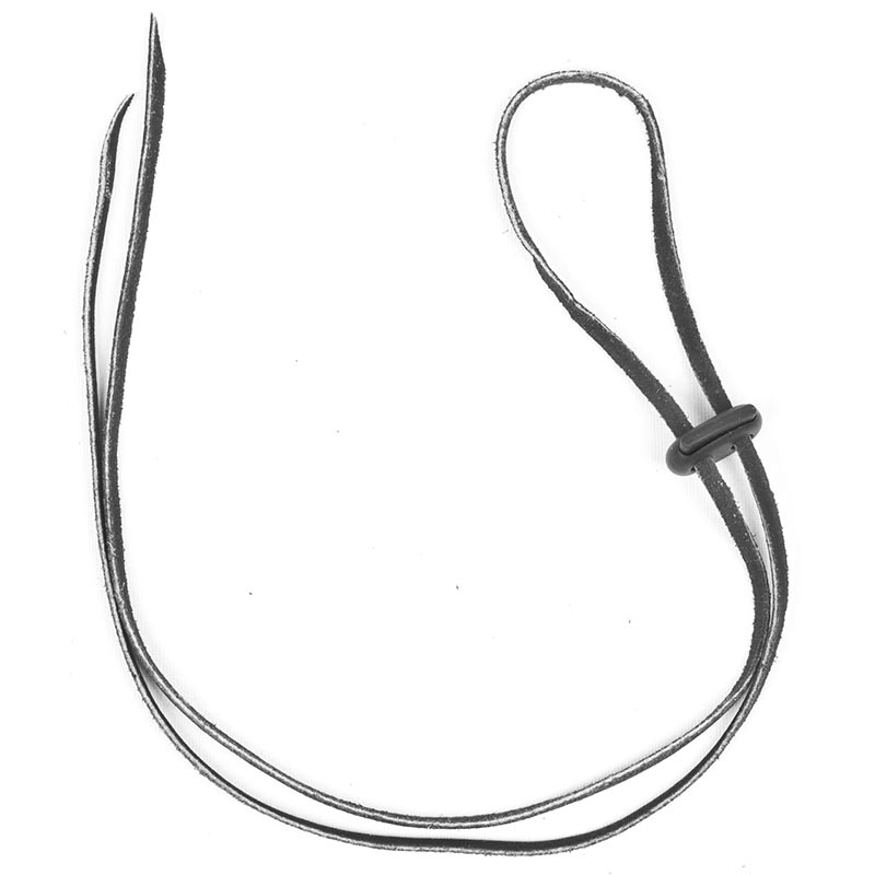 Leather strap for western or australian hat