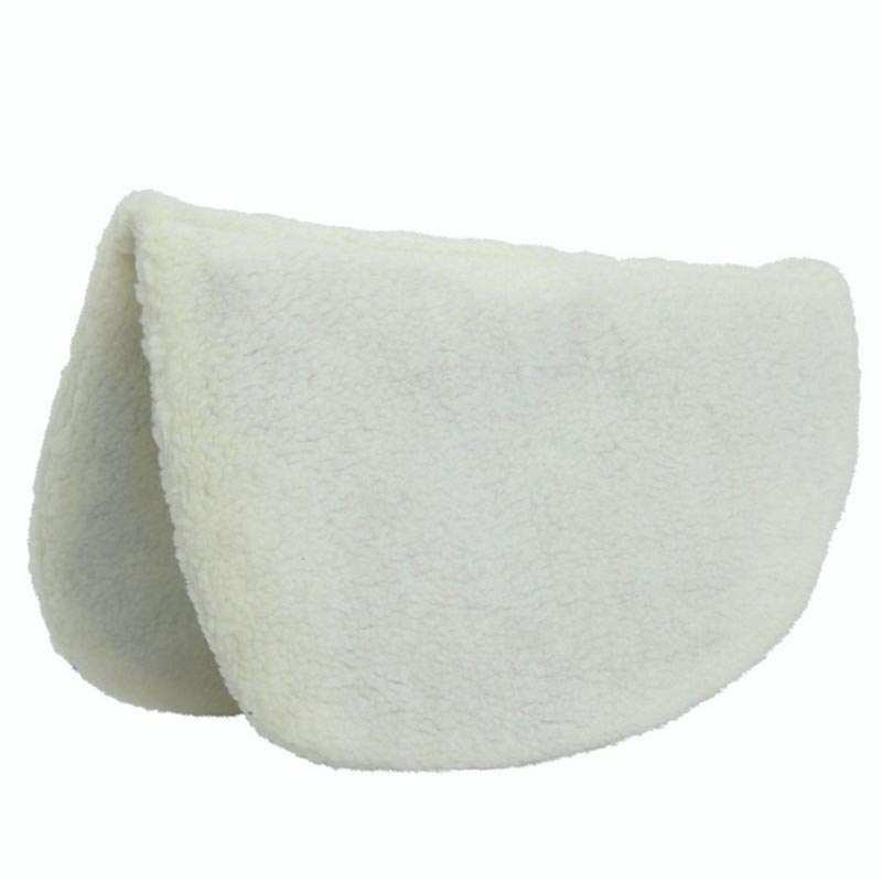 Round wither pad webbing cotton and synthetic sheepskin