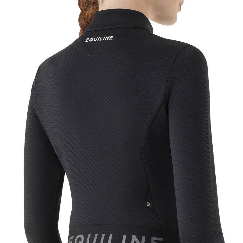 Equiline women's second skin technical shirt with zip mod. ceka - 9203