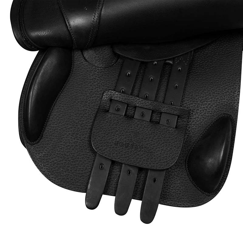 Equestro jumping saddle in embossed leather - 2721