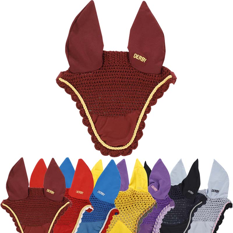 Cotton fly bonnet with edge in lanyards - 0551
