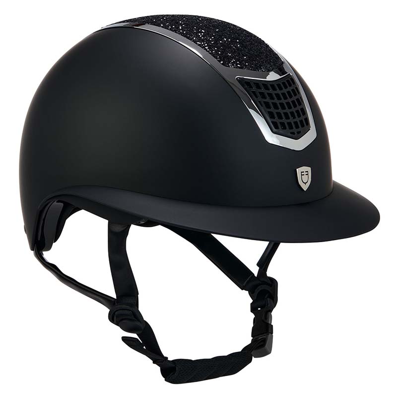 Equestro Eclipse Stone Matt Riding Helmet - wide visor - 2102