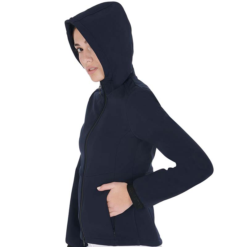 Equestro women's windproof slim fit softshell jacket - 9733