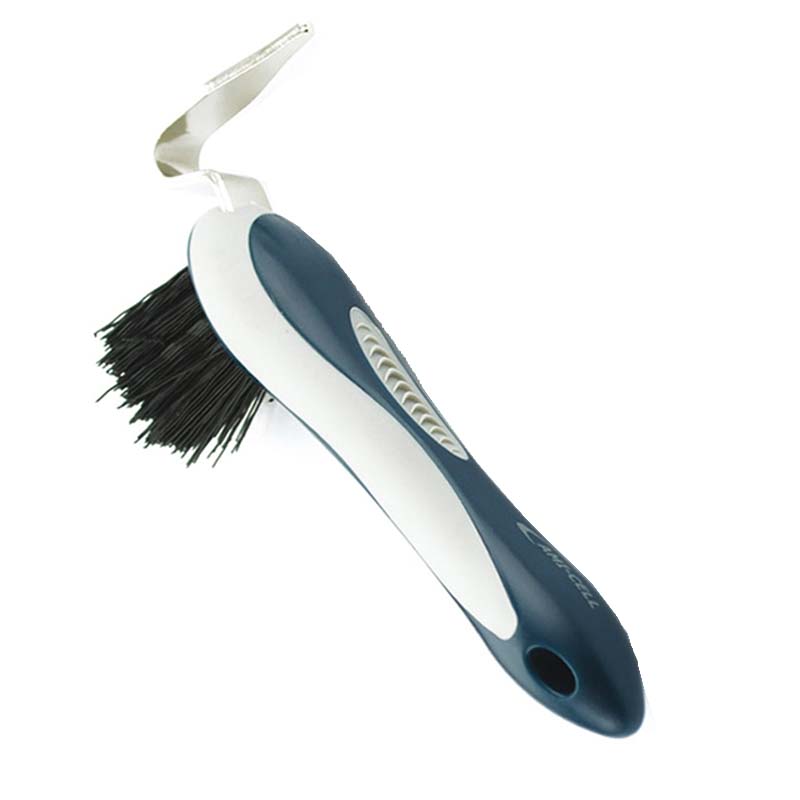 Lami-cell stainless steel hoof pick with brush - 0725