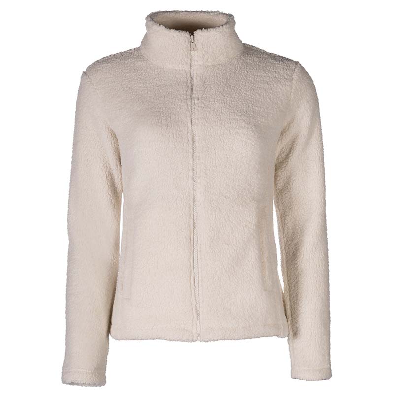 Hkm women's teddy-style fleece jacket