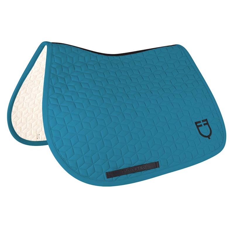 Equestro Jumping Saddle Pad with Cube Quilting