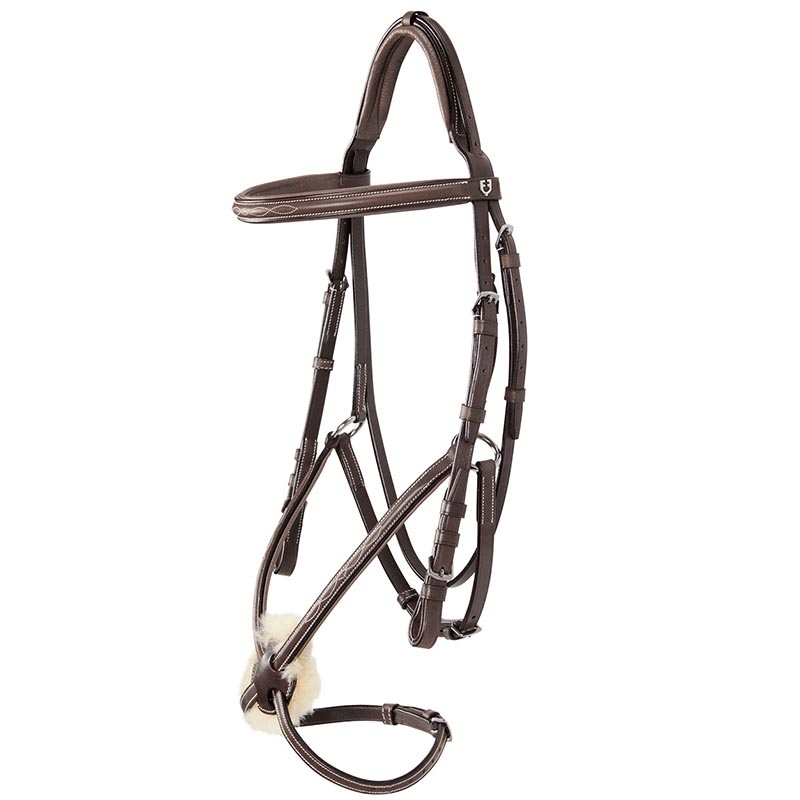 Equestro sparkling english bridle italian leather mexican model - 2339