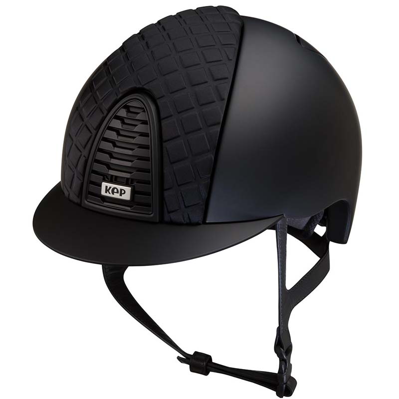 Kep italia cromo 2.0 textile riding helmet w/satin insert - milano collection