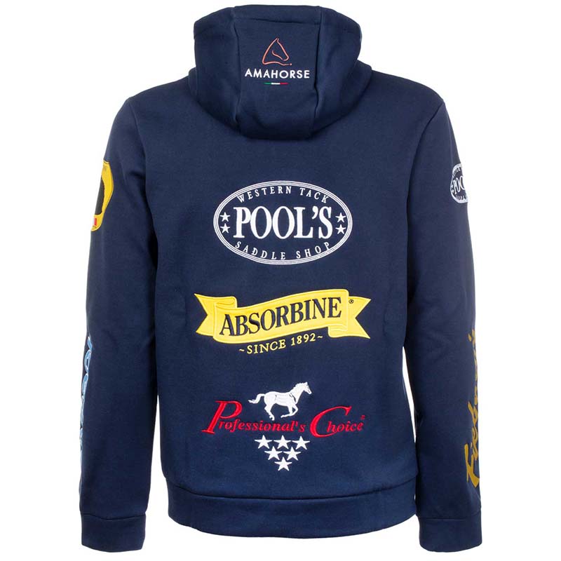 Pool's multi logo western cotton jacket - 4228