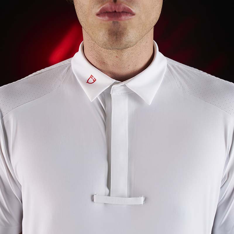 Men short-sleeve competition polo Equestro Ridertechnology - 9952