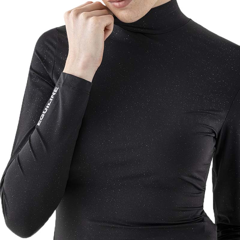 Equiline women's technical glitter shirt model gargeng