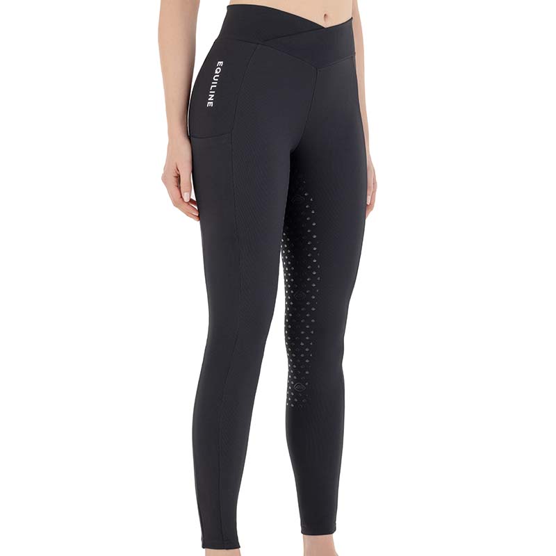 Equiline Ribbed Riding Leggings Full Grip for women