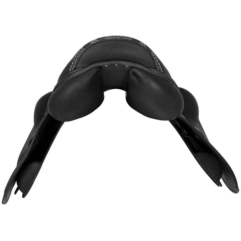 Acavallo jumping saddle full double calfskin leather model Gattuso - 2707