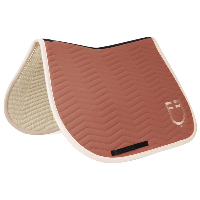 Equestro Jumping Saddle pad Wave Quilting - 9826
