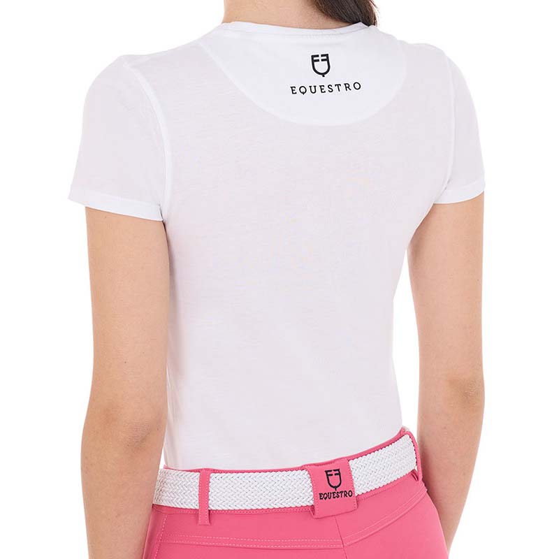 Equestro women's t-shirt w/print so lovely - 9758