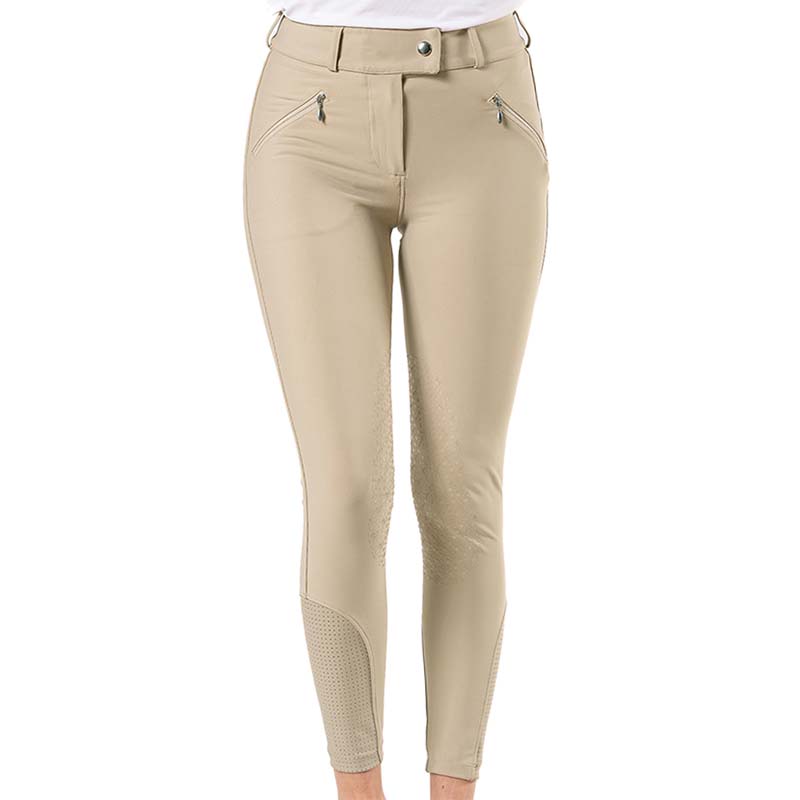 Women evo riding breeches with knee grip